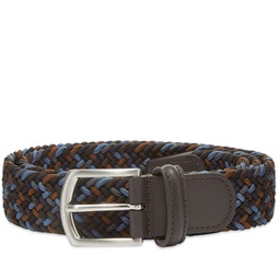Andersons Woven Textile Belt Navy, Blue & Grey