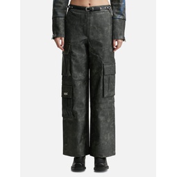 BELTED CARGO PANTS