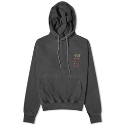 Andersson Bell Hearts Card Hoodie Charcoal