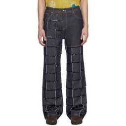 Indigo New Patchwork Jeans 241375M186005