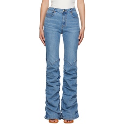 Blue Martina Western Jeans 232375F069004