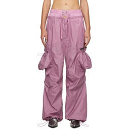 Pink Balloon Cargo Pants 241375F086001