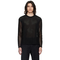 Black Dellen Sweater 241375M201001