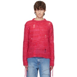 Red Colbine Sweater 232375M201014