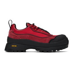 Red Aaron Trail Sneakers 241375M237001