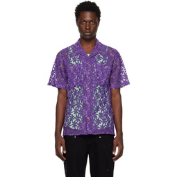 Purple Flower Shirt 231375M192023