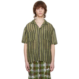 Green Sheer Shirt 231375M192004