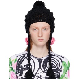 SSENSE Exclusive Black Butterfly Beanie 232894F014007