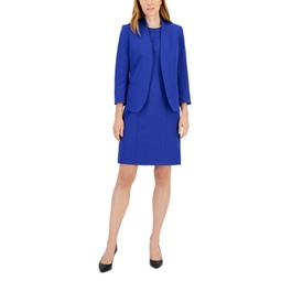 Missy & Petite Executive Collection Shawl-Collar Sleeveless Sheath Dress Suit