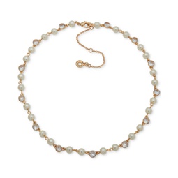 Silver-Tone Collar Necklace 16 + 3 extender