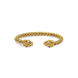 18K Goldplated Tiger Cuff Bracelet