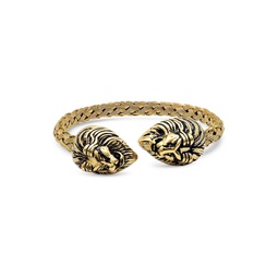 18K Goldplated Stainless Steel Lion Cuff Bracelet