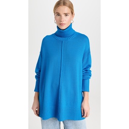 Forte Relaxed Turtleneck Pullover