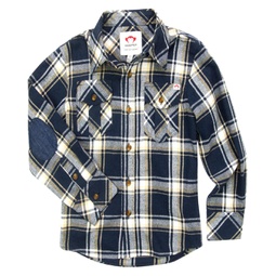 Appaman Kids Cozy Flannel with Elbow Patches (Toddler/Little Kids/Big Kids)