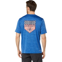 Mens Ariat Charger Proud Shield T-Shirt