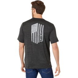 Mens Ariat Charger Vertical Flag Tee