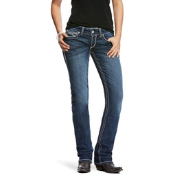 Ariat REAL Mid-Rise Stretch Stackable Straight Leg Jeans