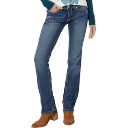 Ariat Real Mid- Rise Arrow Fit Gianna Stackable Straight Leg Jeans in Stryker