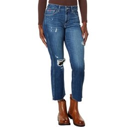 Ariat High-Rise Caroly Flare Crop Jeans in Athena