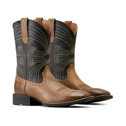 Mens Ariat Sport Wide Square Toe Western Boots