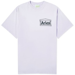 Aries Sunbleached Temple T-Shirt Purple