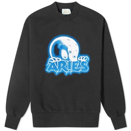 Aries Kasper Crew Sweat Black