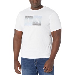 Mens Armani Exchange Logo A|X T-Shirt w/ Lines