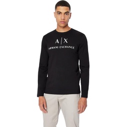 Mens Armani Exchange AX Logo Long Sleeve T-Shirt