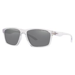 mens ax4122s-83336g fashion 59mm shiny crystal sunglasses