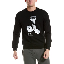 graphic crewneck sweatshirt