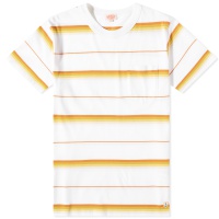 Armor-Lux Stripe T-Shirt White, Yellow & Rusty
