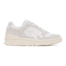 White & Taupe EX89 Sneakers 232092F128003