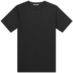 Auralee Seamless Crew T-Shirt Black