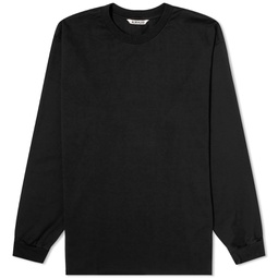 Auralee Long Sleeve Heavy Weight T-Shirt Black