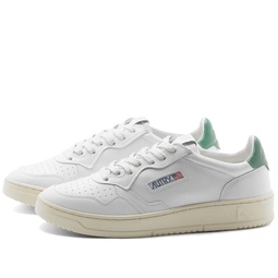Autry 01 Low Leather Sneaker White & Green
