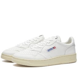 Autry 01 Goat Leather Sneaker White