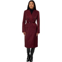 Womens Avec Les Filles Stretch Cotton Belted Trench Coat