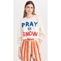 Pray For Snow Crew Sweatshirt