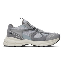 Gray Marathon Runner Sneakers 241307F128037