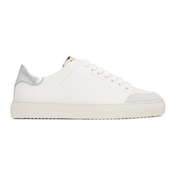 White & Silver Clean 90 Triple Sneakers 241307F128017