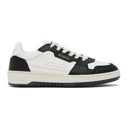 White & Black Dice Lo Sneakers 232307F128005