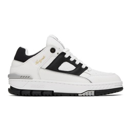 White & Black Area Lo Sneakers 232307F128070