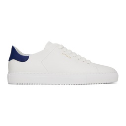 White & Navy Clean 90 Sneakers 241307M237026