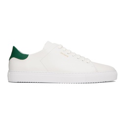 White & Green Clean 90 Sneakers 241307M237027