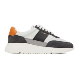 Black & Gray Genesis Vintage Sneakers 232307M237044