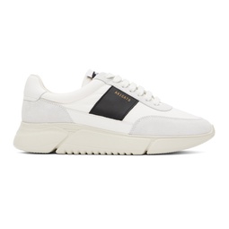 White & Black Genesis Vintage Sneakers 232307M237041