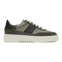 Green & Gray Orbit Vintage Sneaker 232307M237050