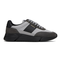 Black & Gray Genesis Vintage Sneakers 232307M237045