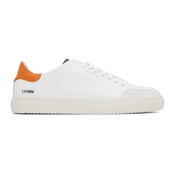 White & Orange Clean 90 Triple Sneakers 232307M237015