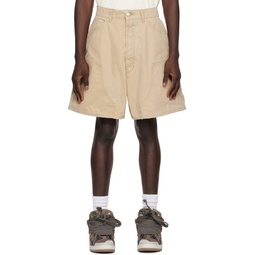 Khaki Carpenter Shorts 241198M193001